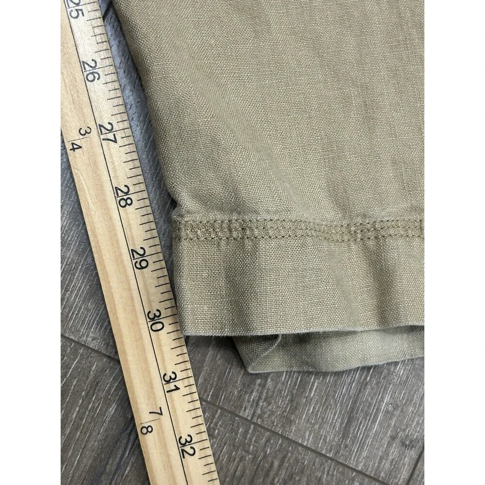 Vintage Banana Republic 100% Linen Pants Men’s 36 X 30 Beige Drawstring Y2K